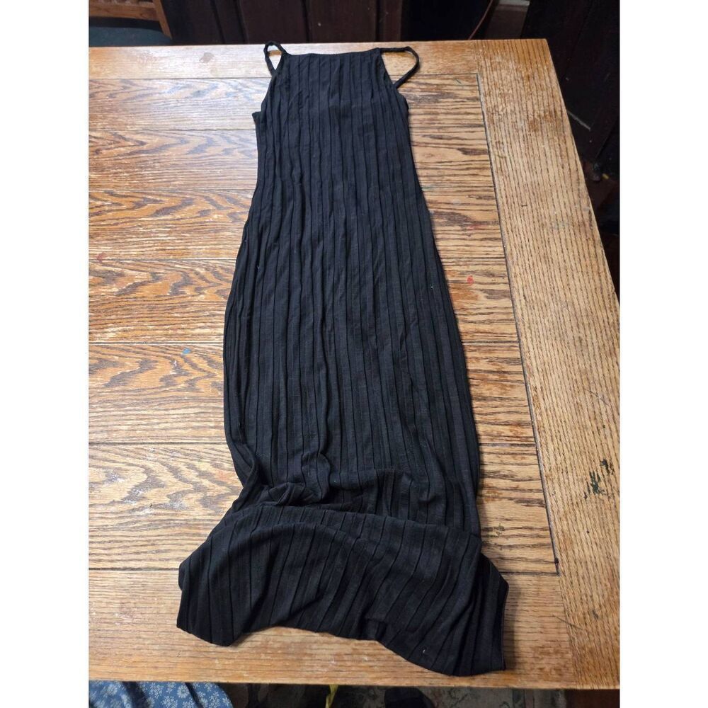 REFORMATION Black Rhine Midi Length Dress sz XS